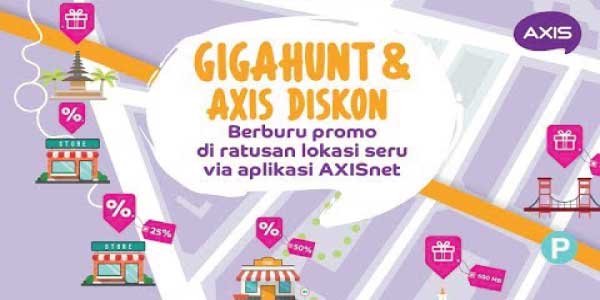 Cara mendapatkan kuota gratis Axis Giga Hunt