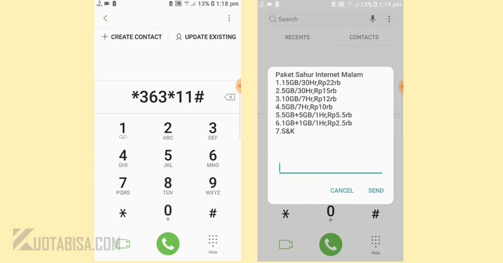 Kode Dial Telkomsel Murah Paket Sahur Malam