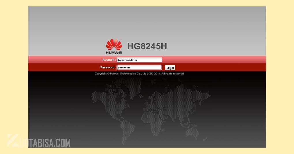 Cara Login Superadmin Huawei HG8245A