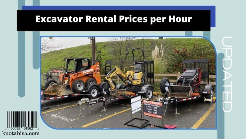 Excavator Rental Prices per Hour