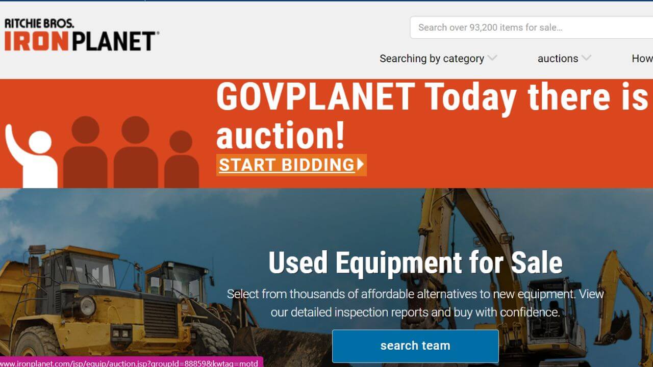 Heavy Equipment Auctions Online